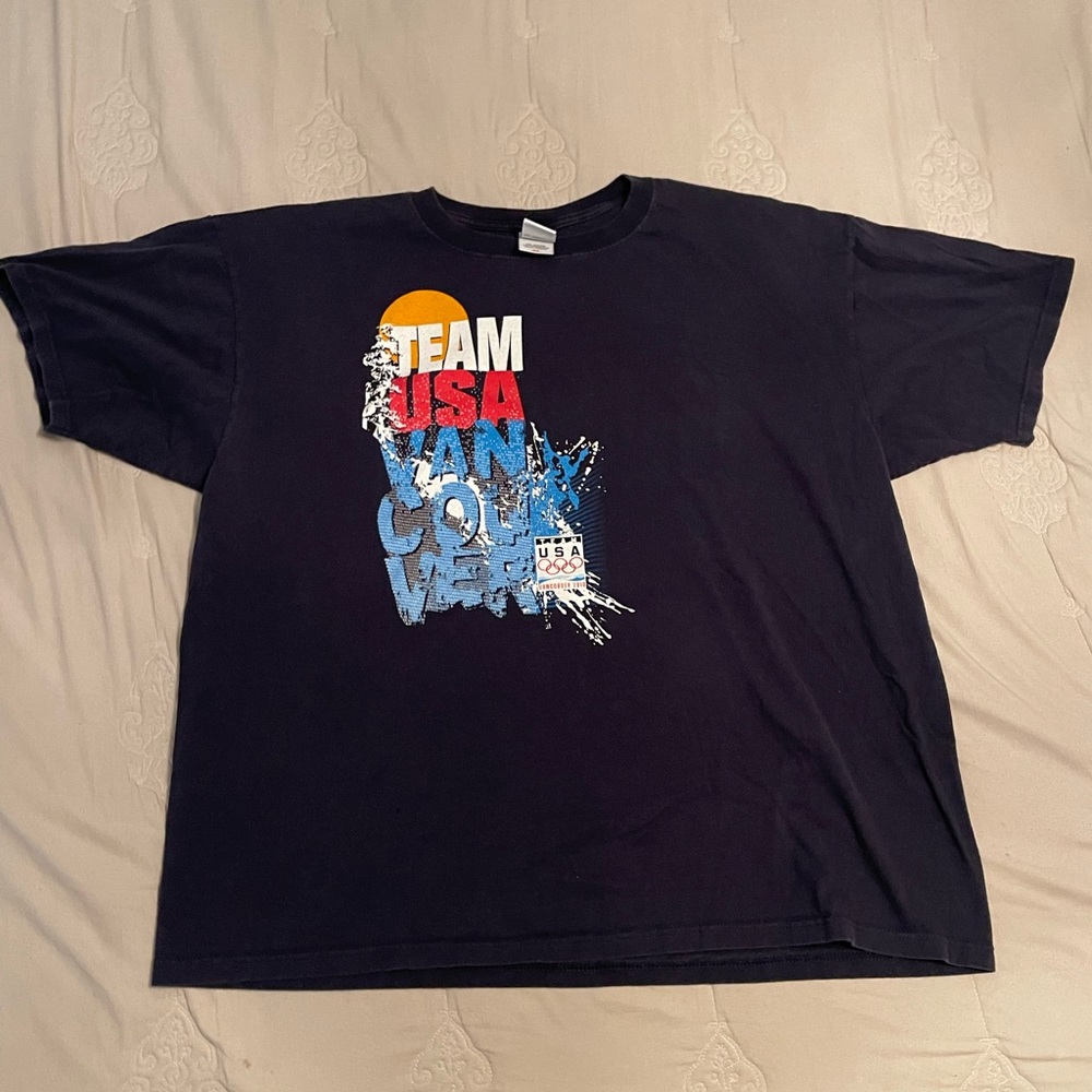 Team USA Olympics Vancouver 2010 Official T-Shirt Size XXL